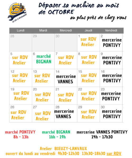 Les evenements du mois de MAI